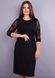 Stylish female dress of Plus sizes. Black.485131018 485131018 photo 1