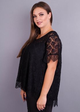 Guipure blouse Plus sizes. Black.485137720 485137720 photo