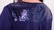 שמלה אלגנטית בגדלי פלוס. כחול+כחול .485139712 485139712 צילום 8