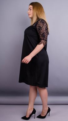 A practical dress of Plus sizes. Black.485135080 485135080 photo